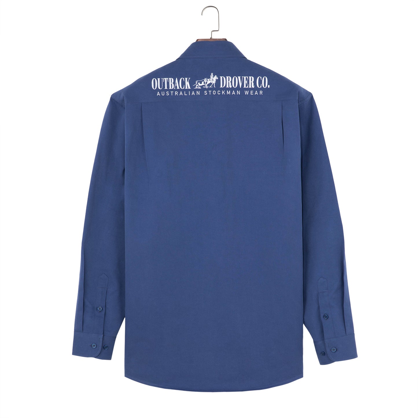 Wreschke 1/2 Button Workshirt - Mulga Blue