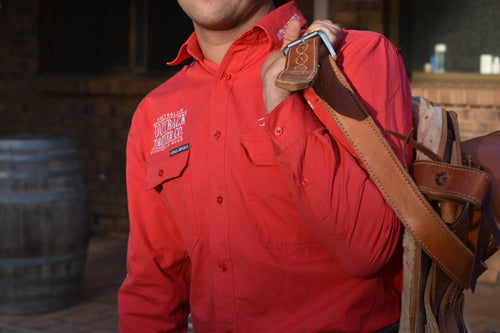 Drover Co. Arena Shirt - Red