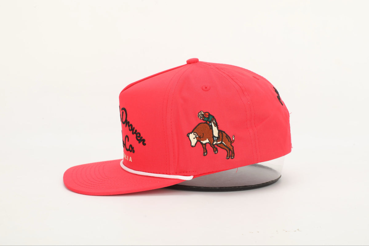 Red Codro Wool Cap Rodeo Co. Cap - Red – Outback Drover Co.
