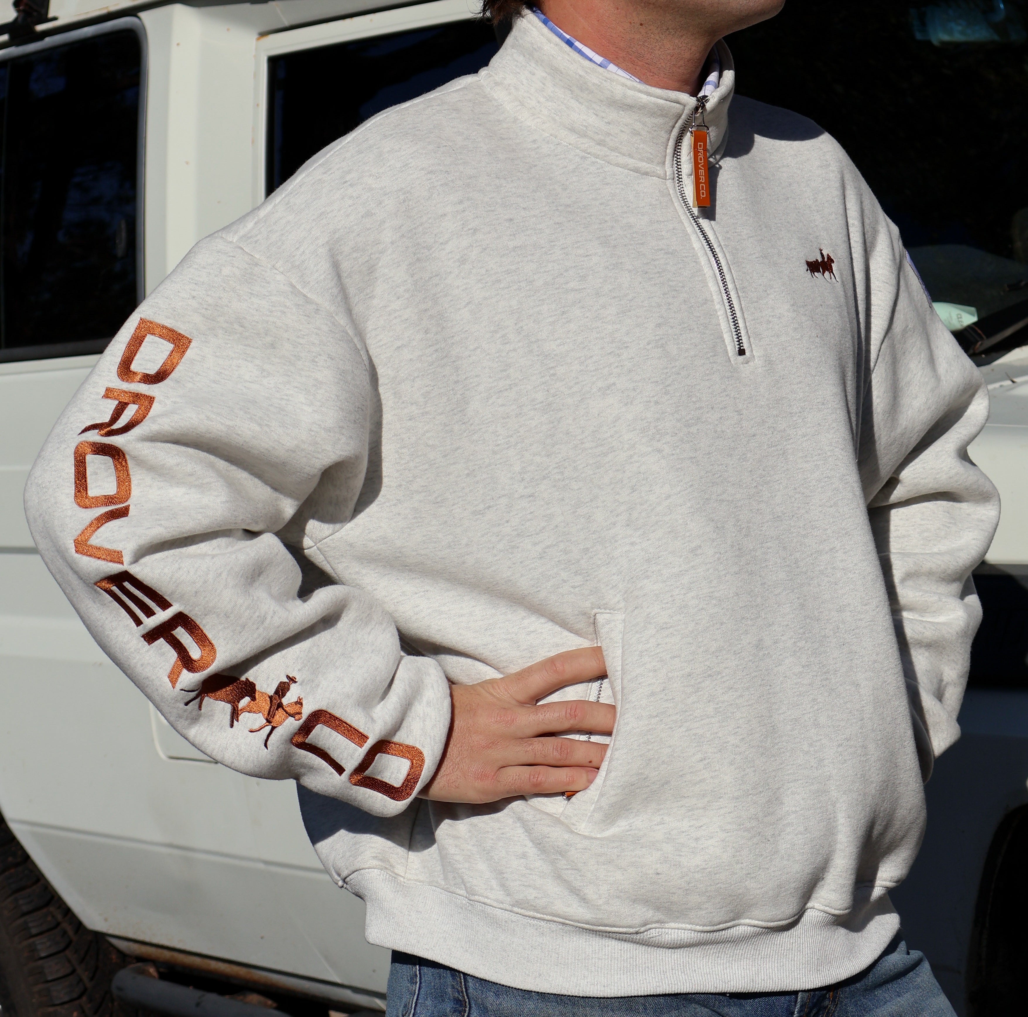 Tanami Sky Qtr Zip Jumper