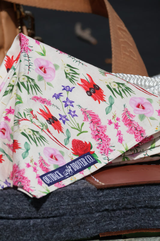 Floral Emblem Scarf