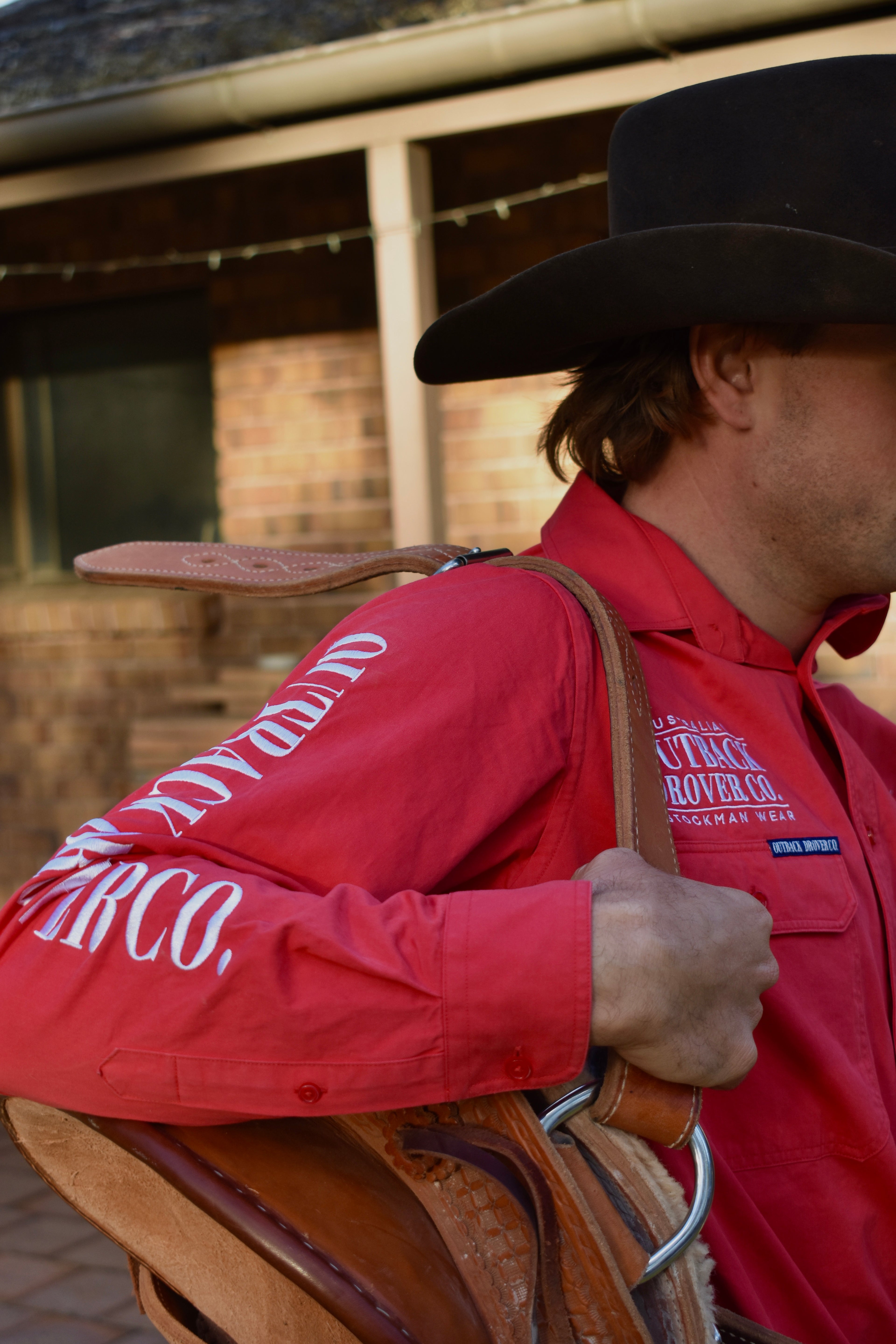 Drover Co. Arena Shirt - Red