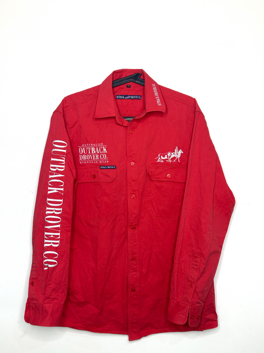 Drover Co. Arena Shirt - Red