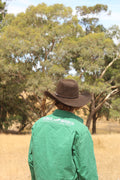 Wreschke 1/2 Button Workshirt - Green