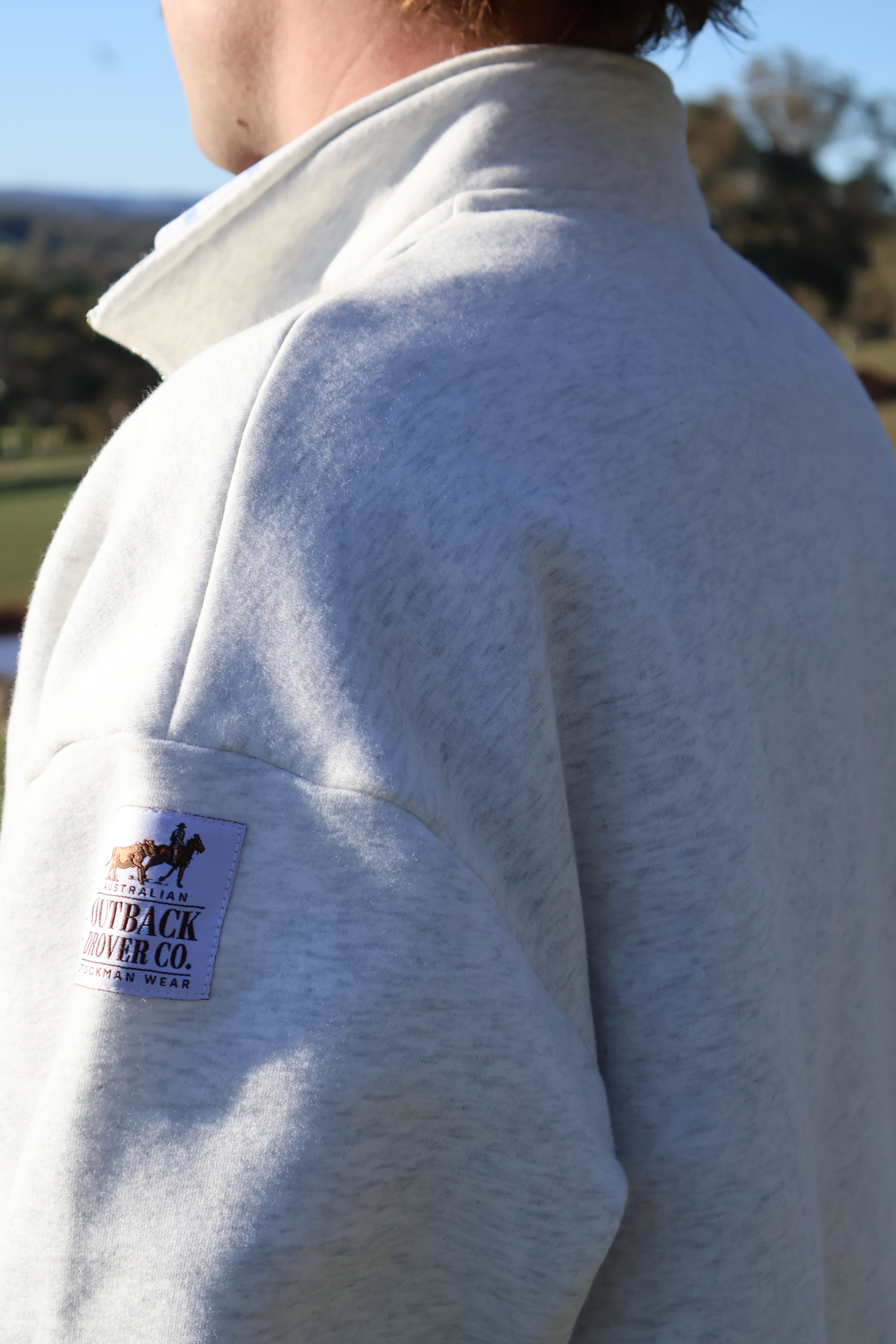 Tanami Sky Qtr Zip Jumper