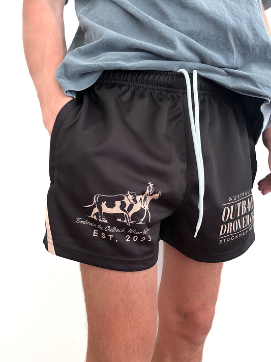 Unisex Footy Shorts - Charcoal