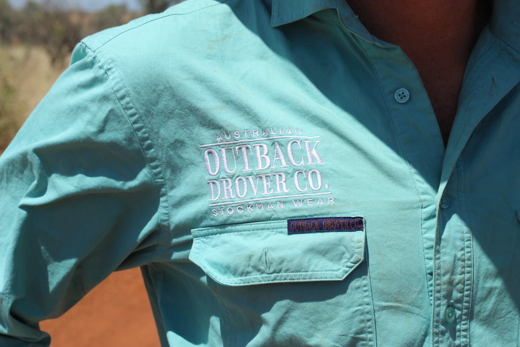 Wreschke Full Button Workshirt - Mint