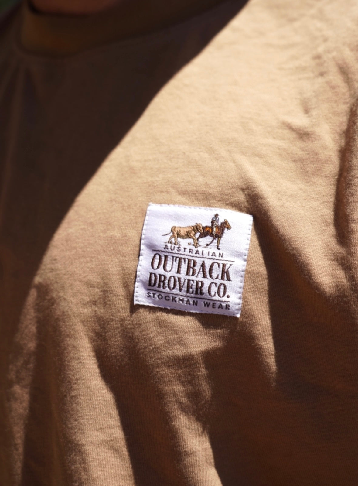 Drover Co. Tee - Light Brown