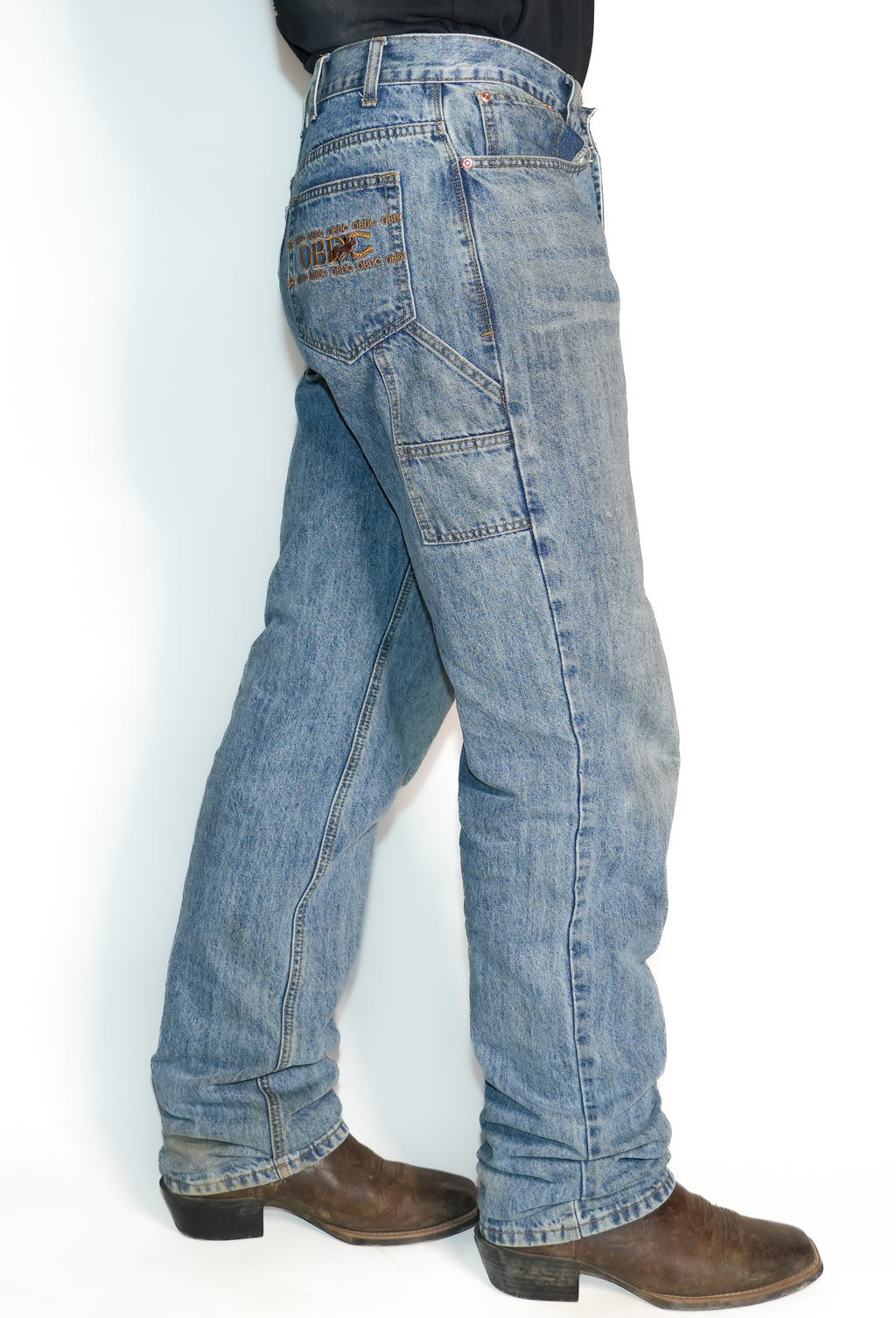 Drover Mens Gold Stitch Relaxed Fit Jean