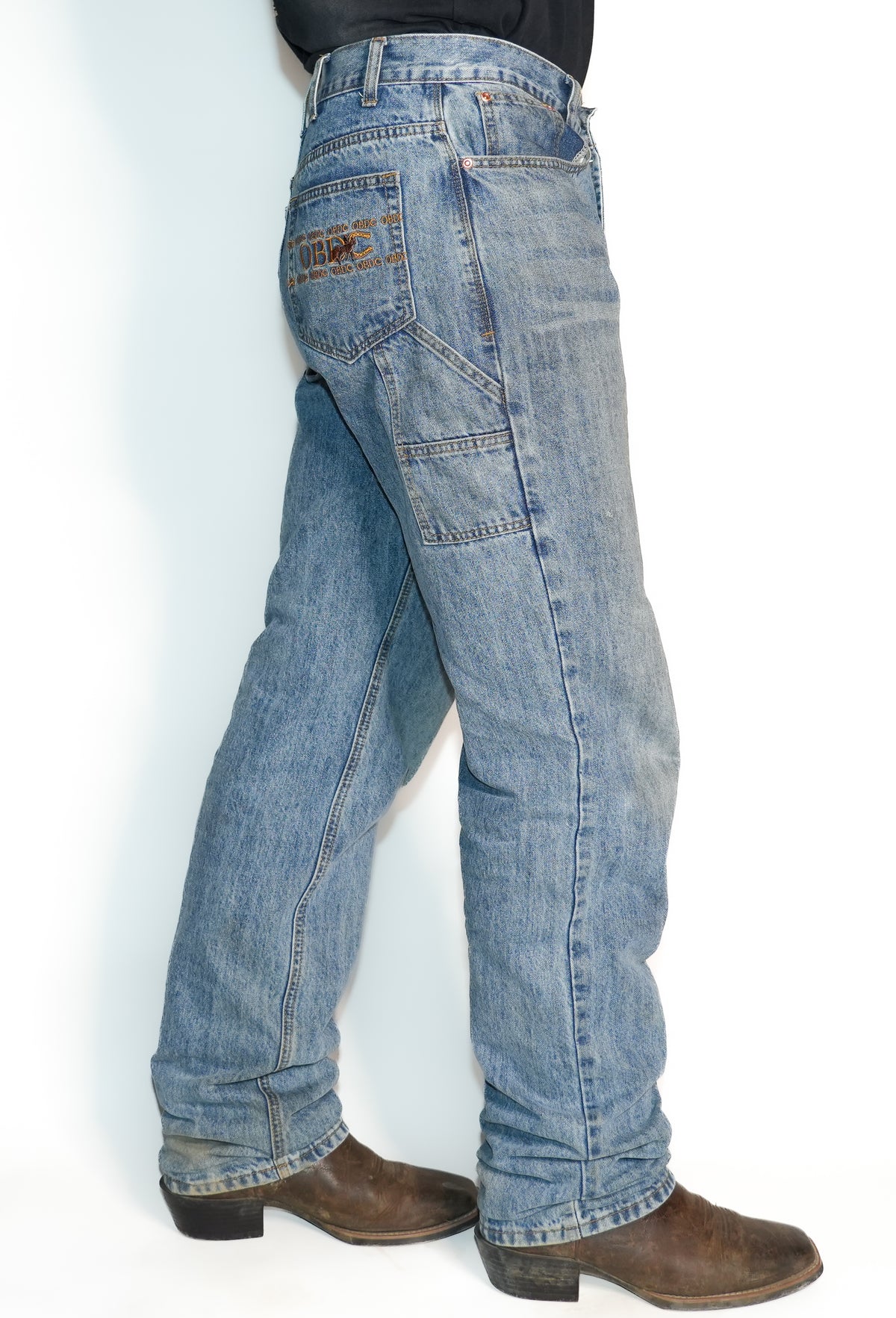 Drover Mens Gold Stitch Relaxed Fit Jean