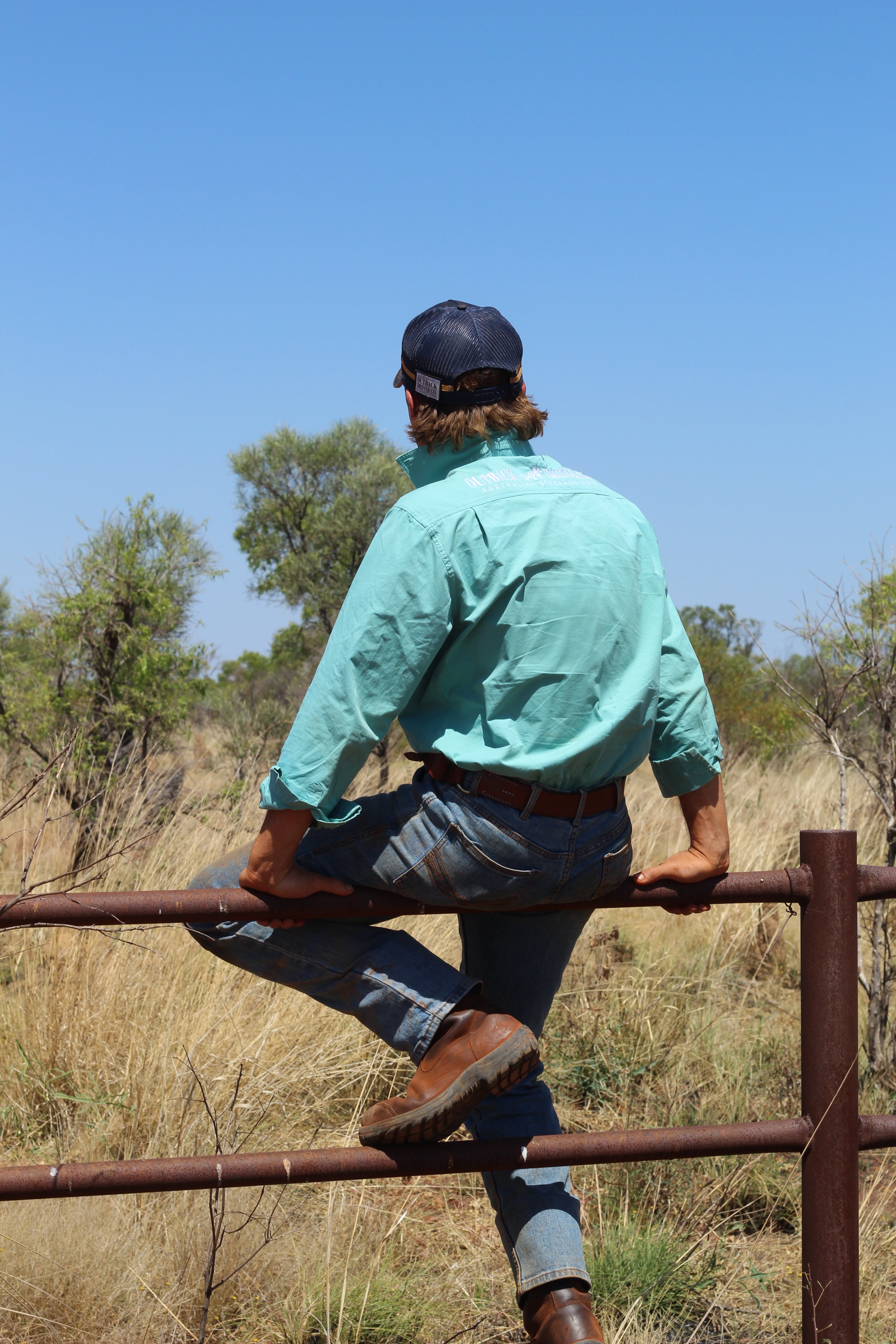 Wreschke Full Button Workshirt - Mint