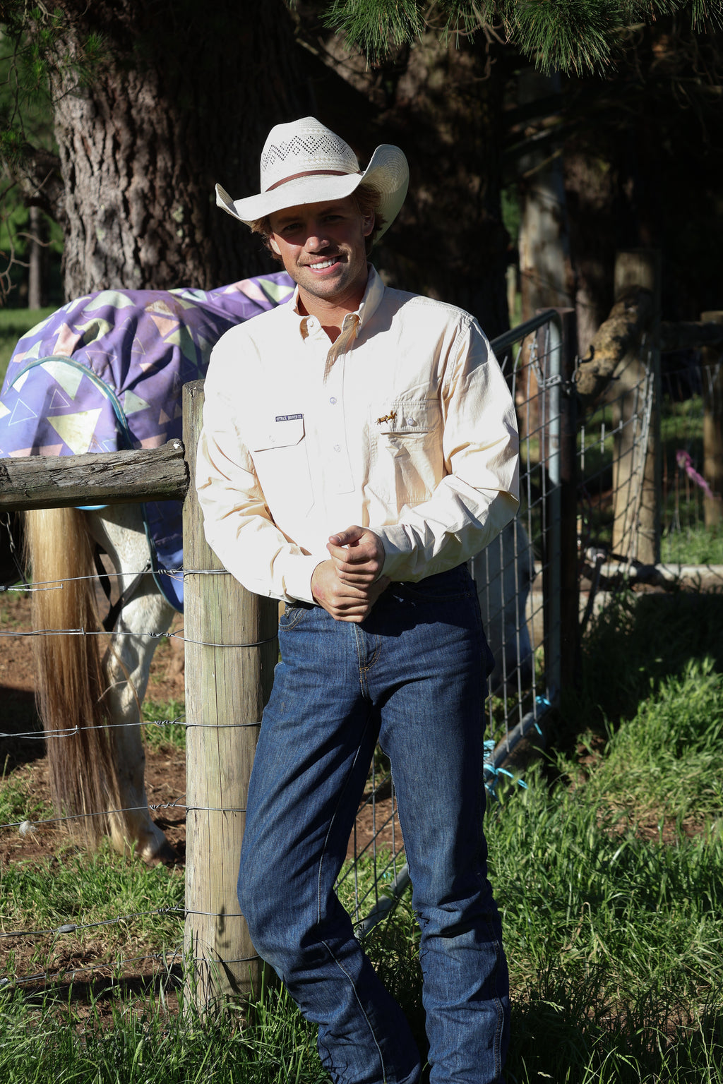 Ghost Gum 1/2 Button Workshirt