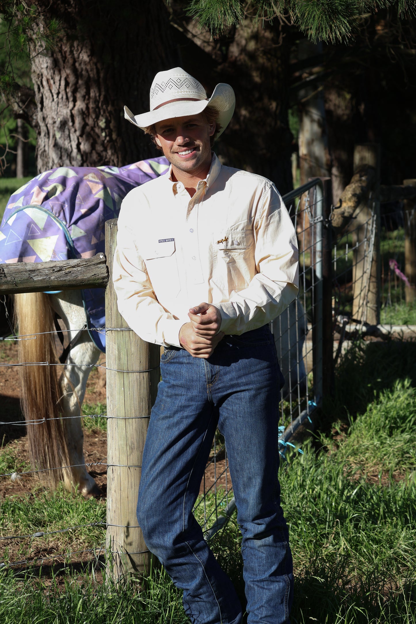 Ghost Gum 1/2 Button Workshirt