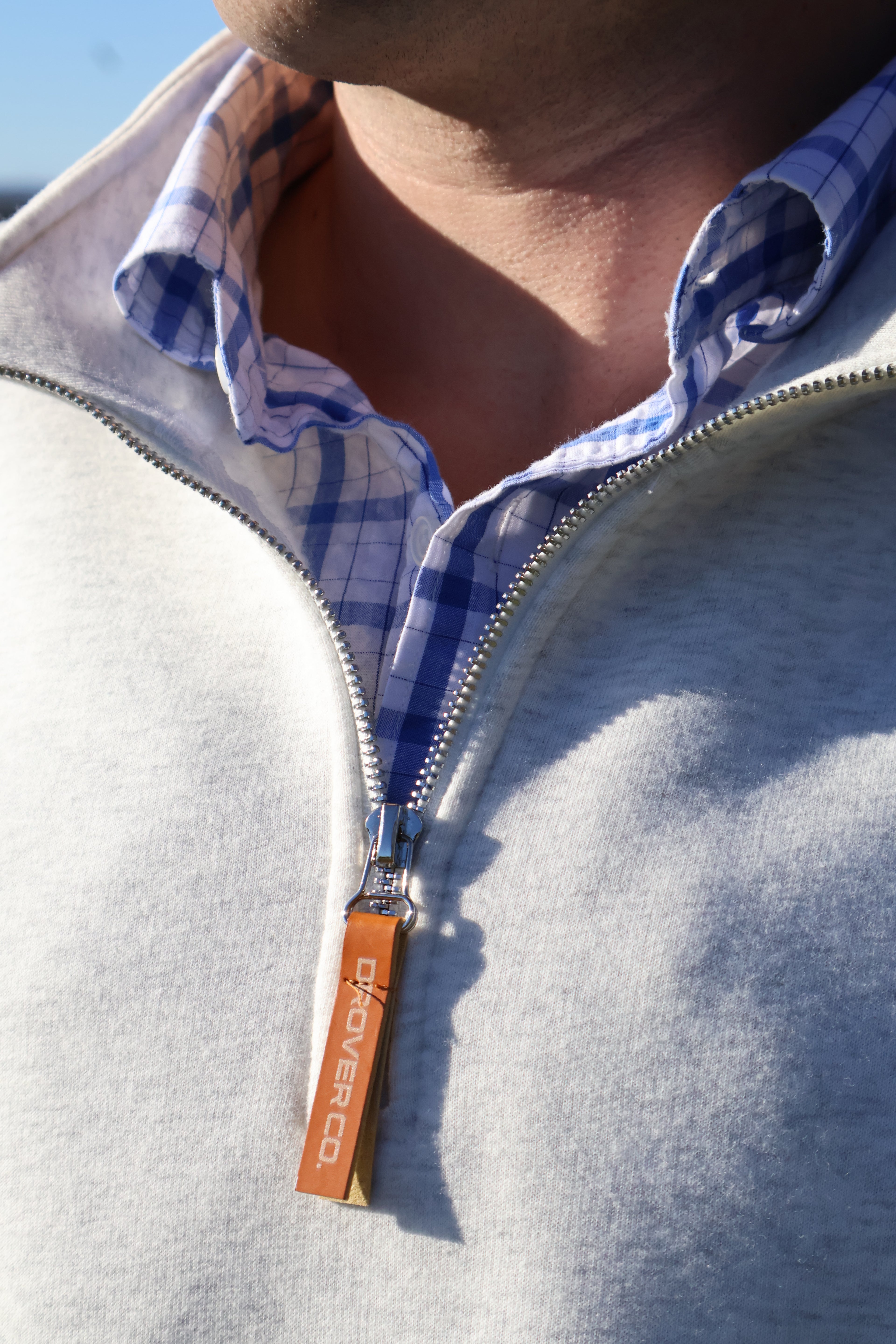 Tanami Sky Qtr Zip Jumper