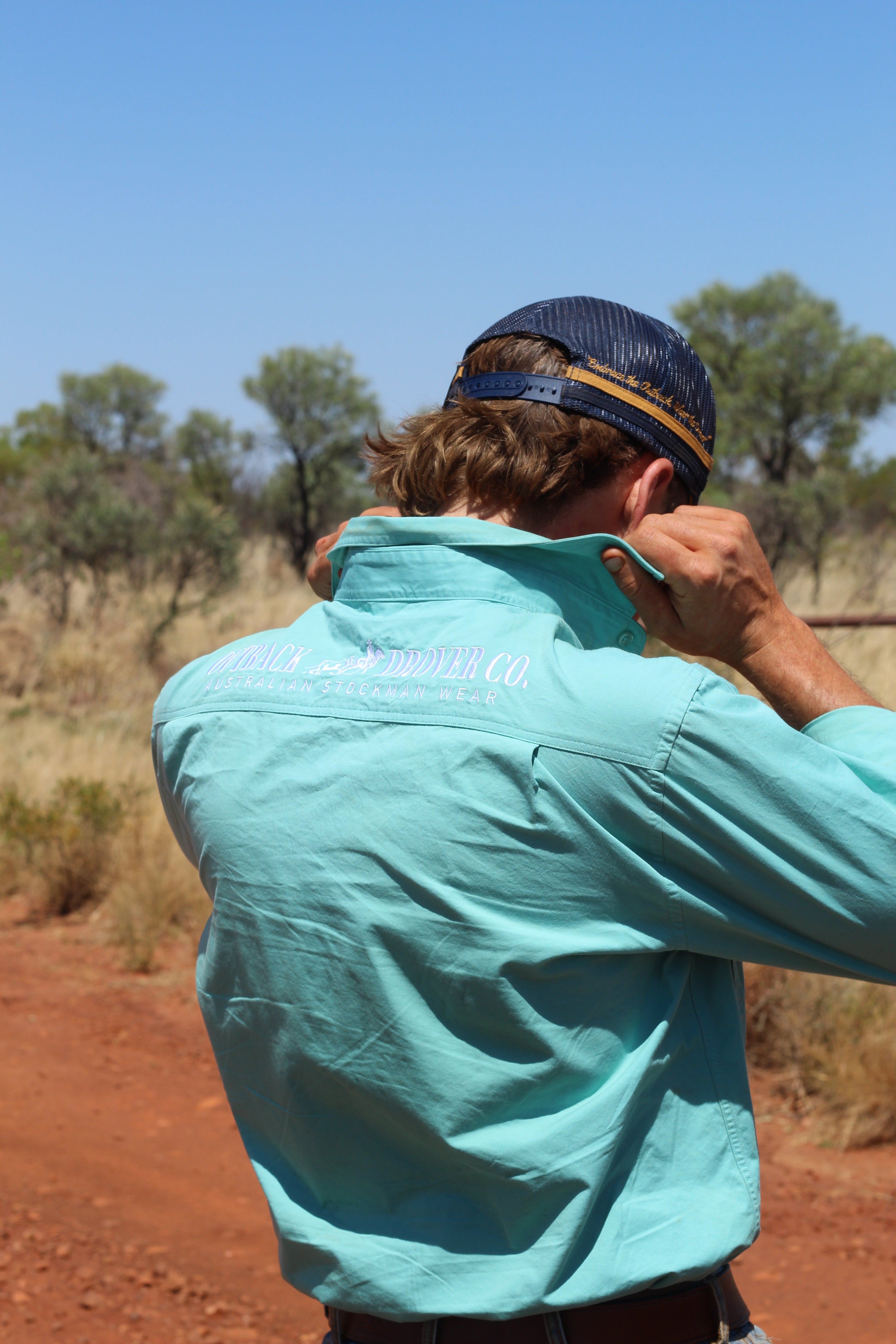 Wreschke Full Button Workshirt - Mint