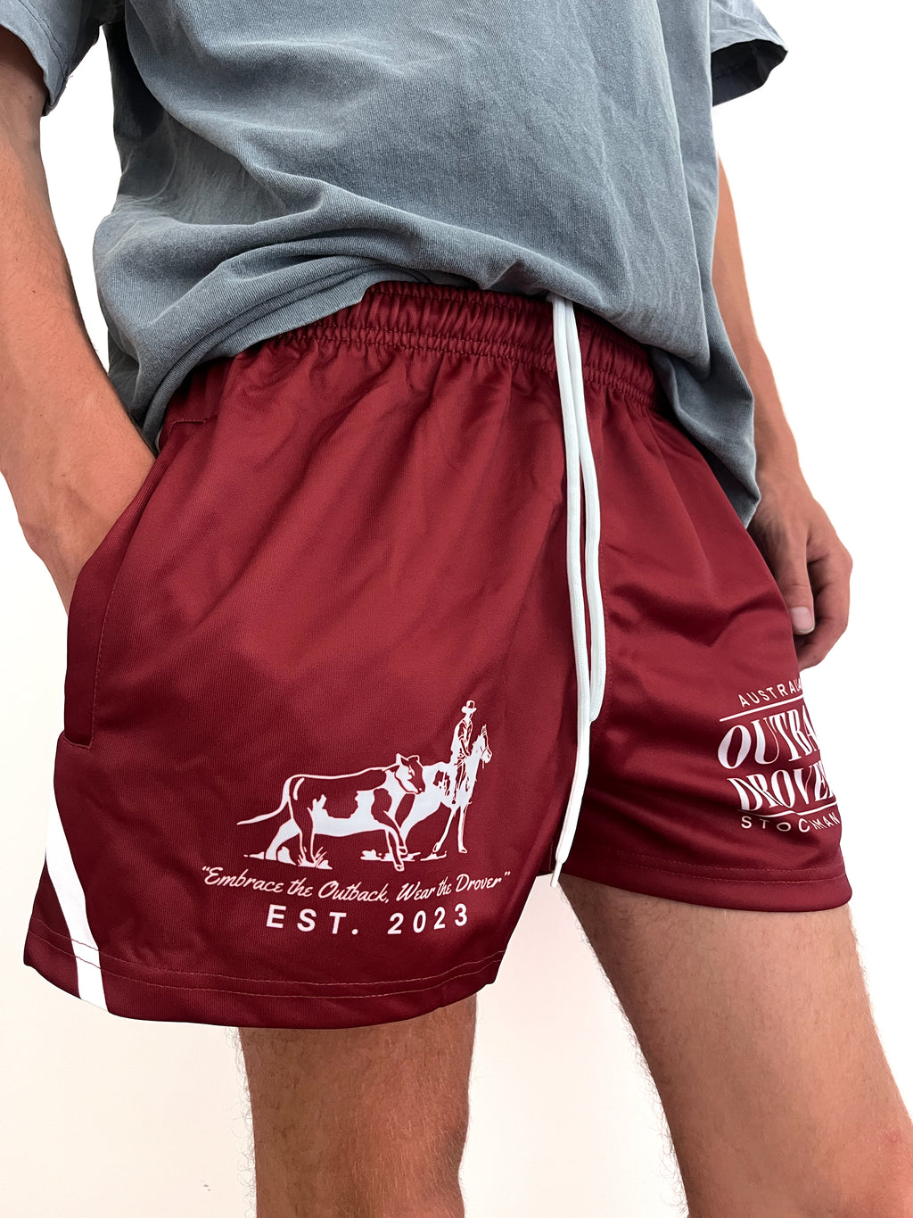 Shorts Unisex Footy - Chestnut