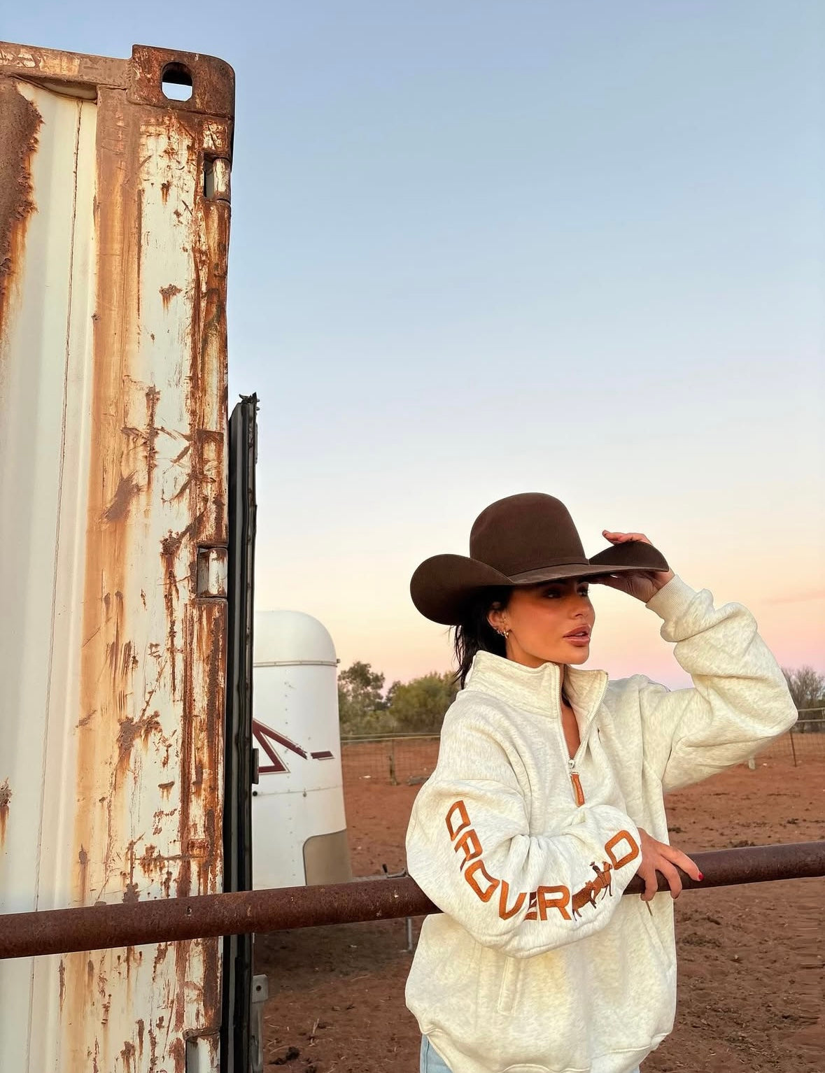 Tanami Sky Qtr Zip Jumper