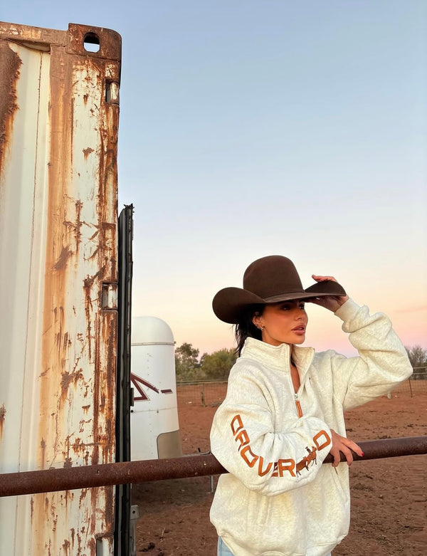 Tanami Sky Qtr Zip Jumper