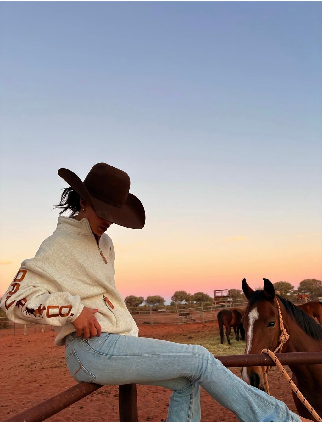 Tanami Sky Qtr Zip Jumper