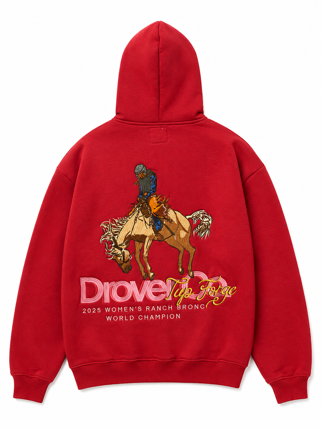 Tup Forge Women’s Ranch Bronc World Champion - Cheyenne Red Hoodie