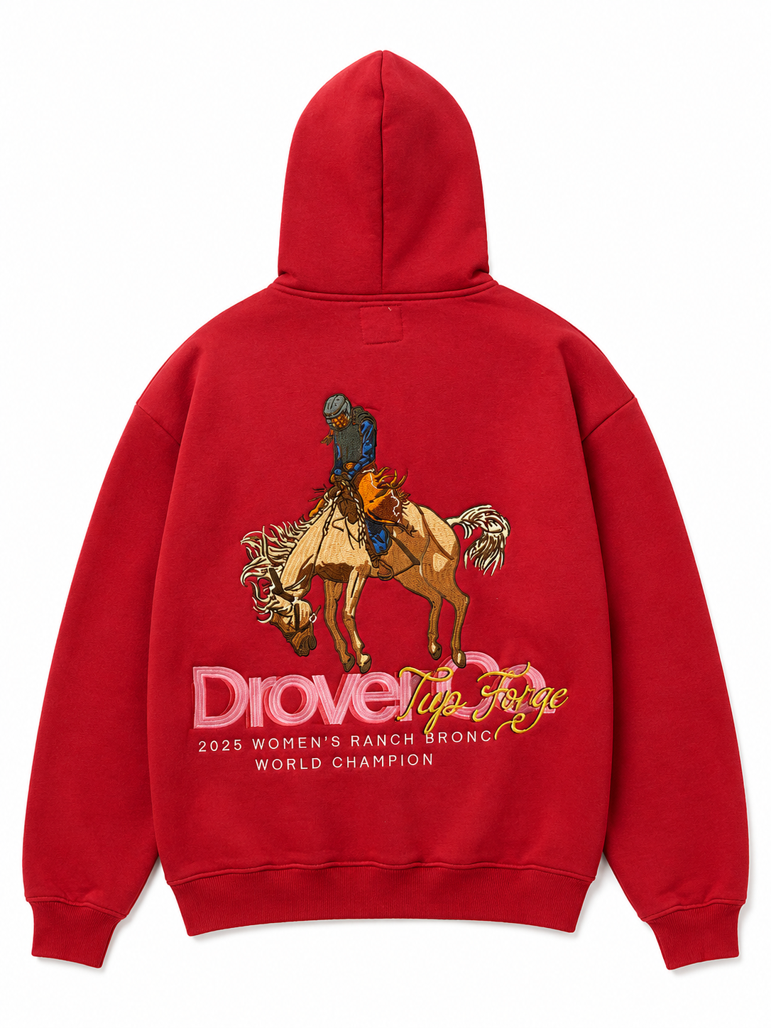 Tup Forge Women’s Ranch Bronc World Champion - Cheyenne Red Hoodie