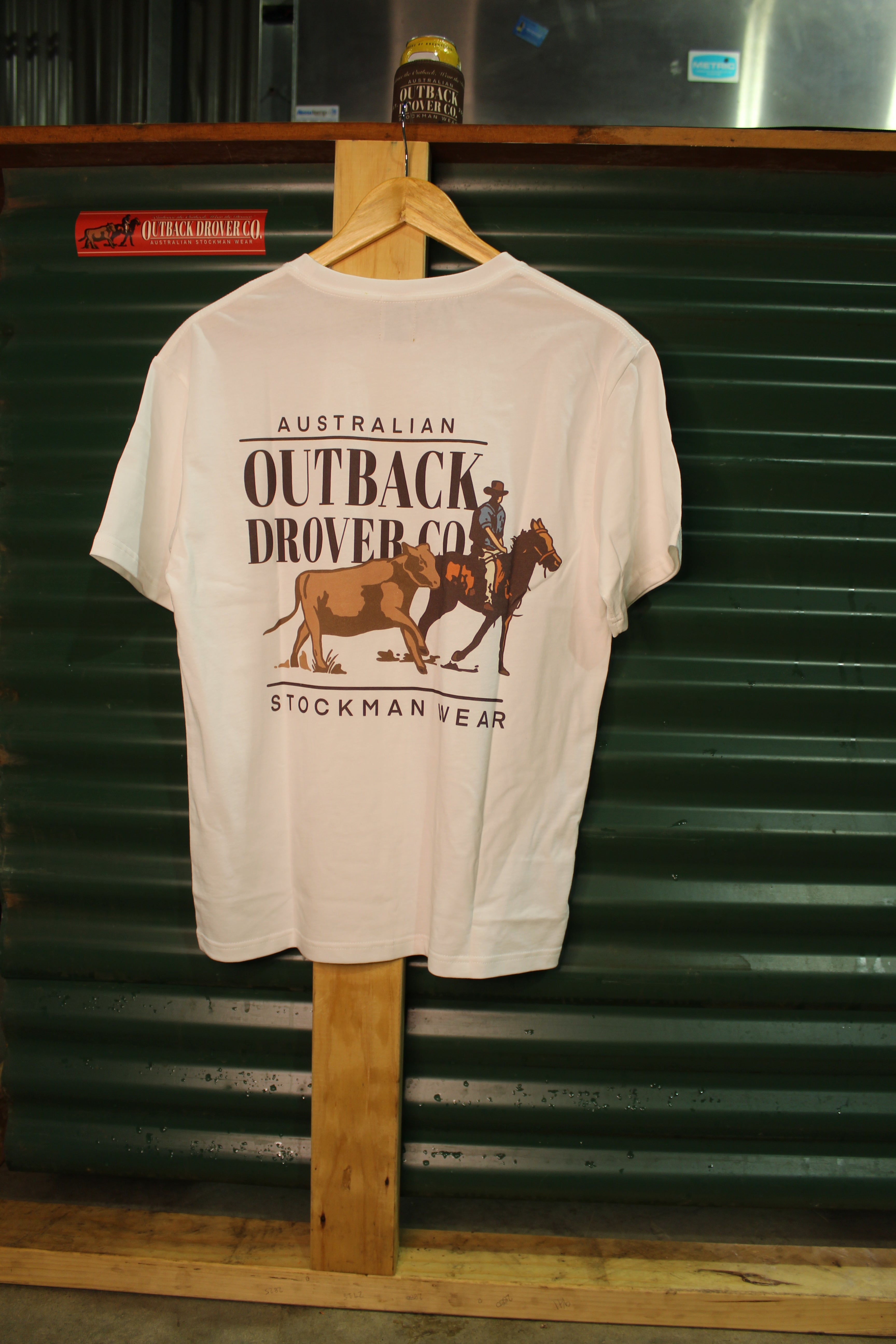 Heritage Drover Tee - White