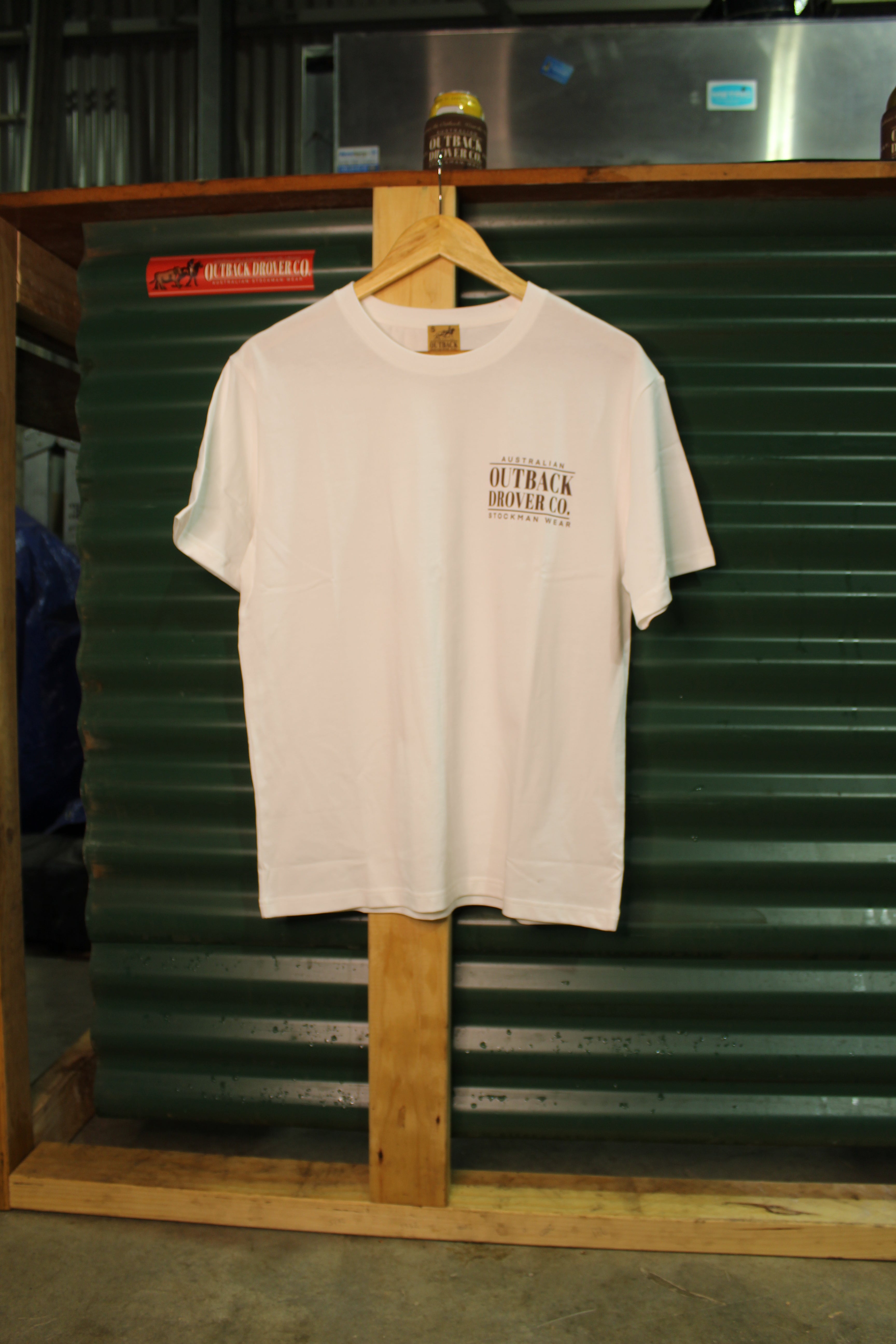 Heritage Drover Tee - White
