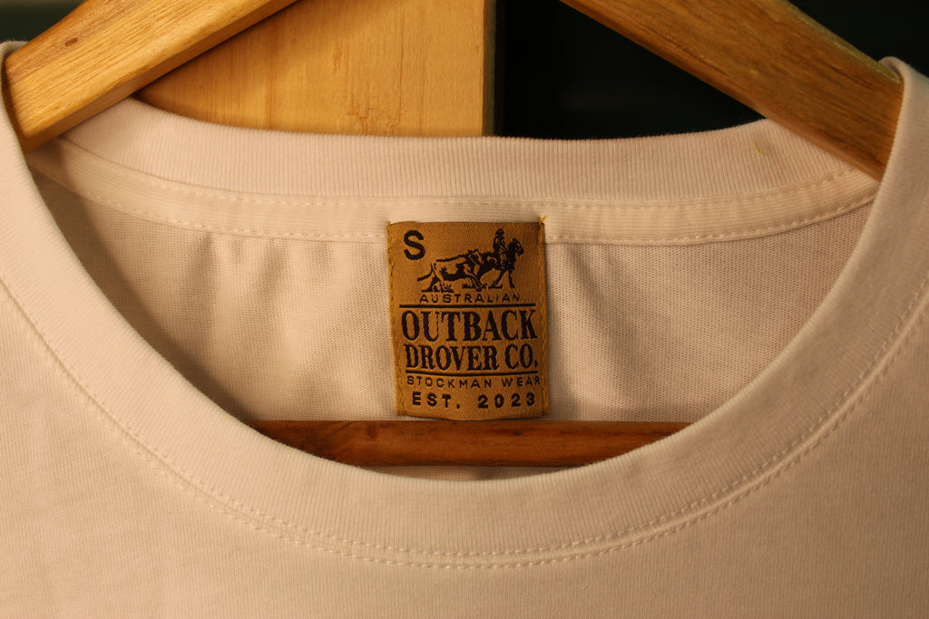 Heritage Drover Tee - White